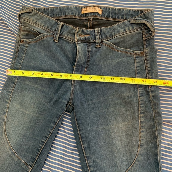 Free People BOHO Skinny Jeans with zipper detail - Picture 13 of 13